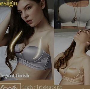 Strapless front buckle bra